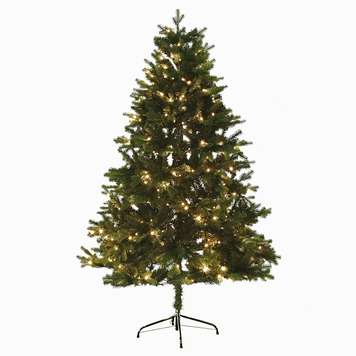 3D vánoční stromek, zelená, 180cm, LED300, CHRISTMAS TYP 6